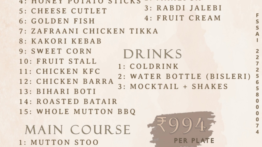 994 menu