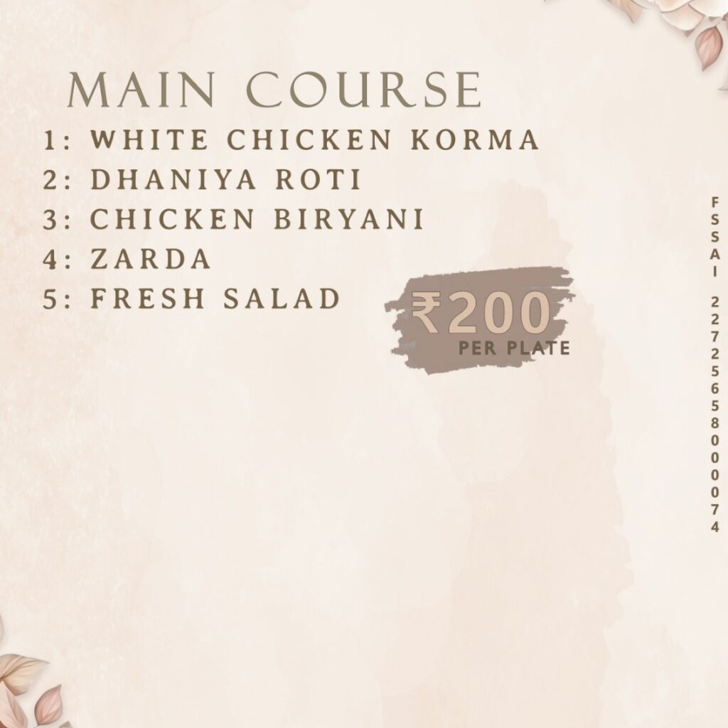 Chicken Wedding Menu ₹200/Plate in Kanpur | ShaadionClick